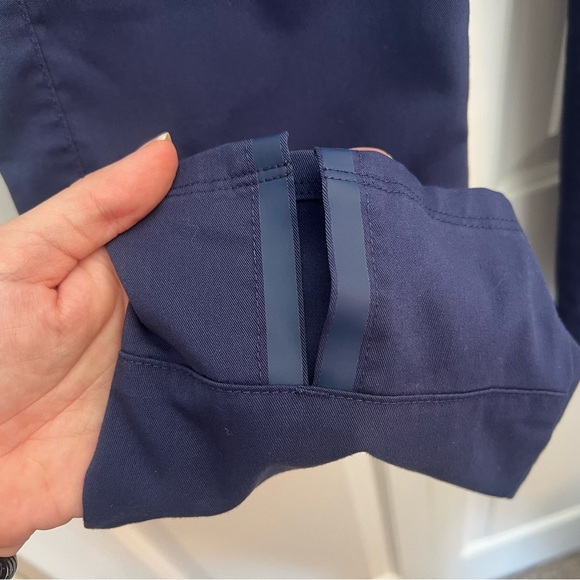 Greys Anatomy Signature Scrub Pants by Barco Womens Small Navy Blue Drawstring - Picture 6 of 12